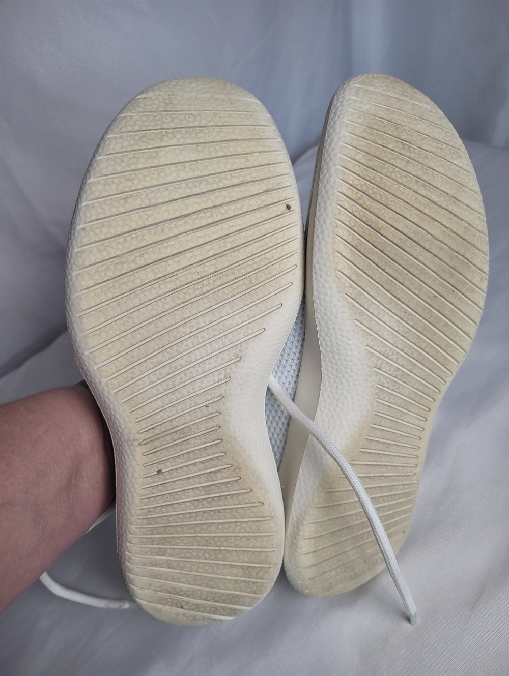 Allbirds Women Tree Runners White Mesh Lace Up Sneakers Size 8 - Picture 9 of 9